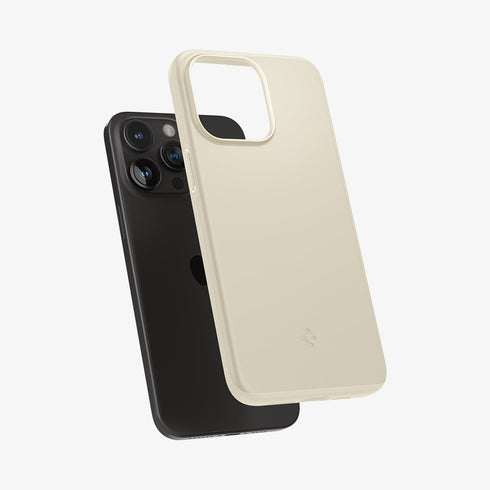 ACS06544 - iPhone 15 Pro Max Case Thin Fit in black showing the back